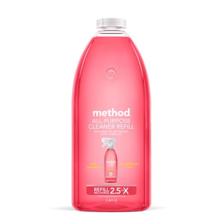 METHOD Pink Grapefruit Scent All Purpose Cleaner Refill Liquid 68 oz 14684